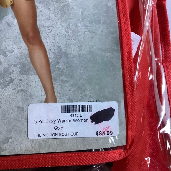 Roma Women's Sexy Warrior Costume Halloween BRAND NEW!! - Picture 3 of 3